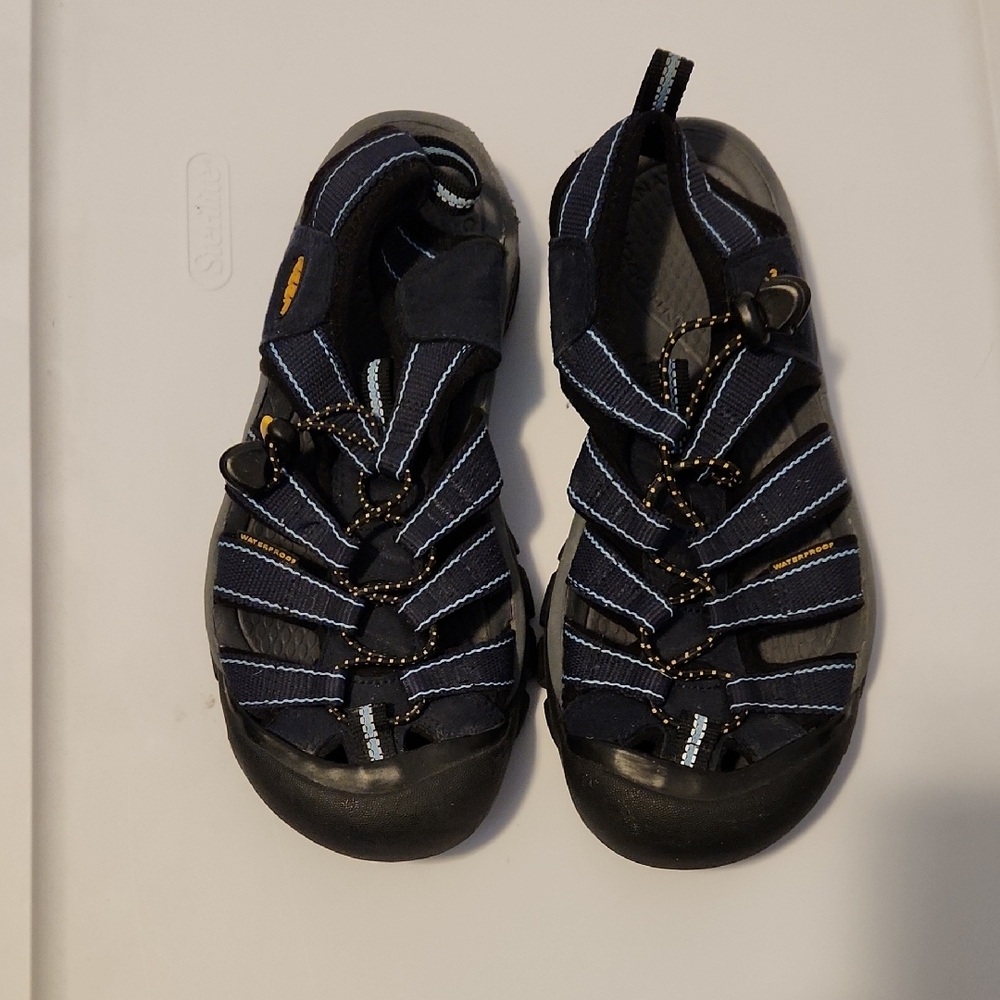 Navy Sandals
